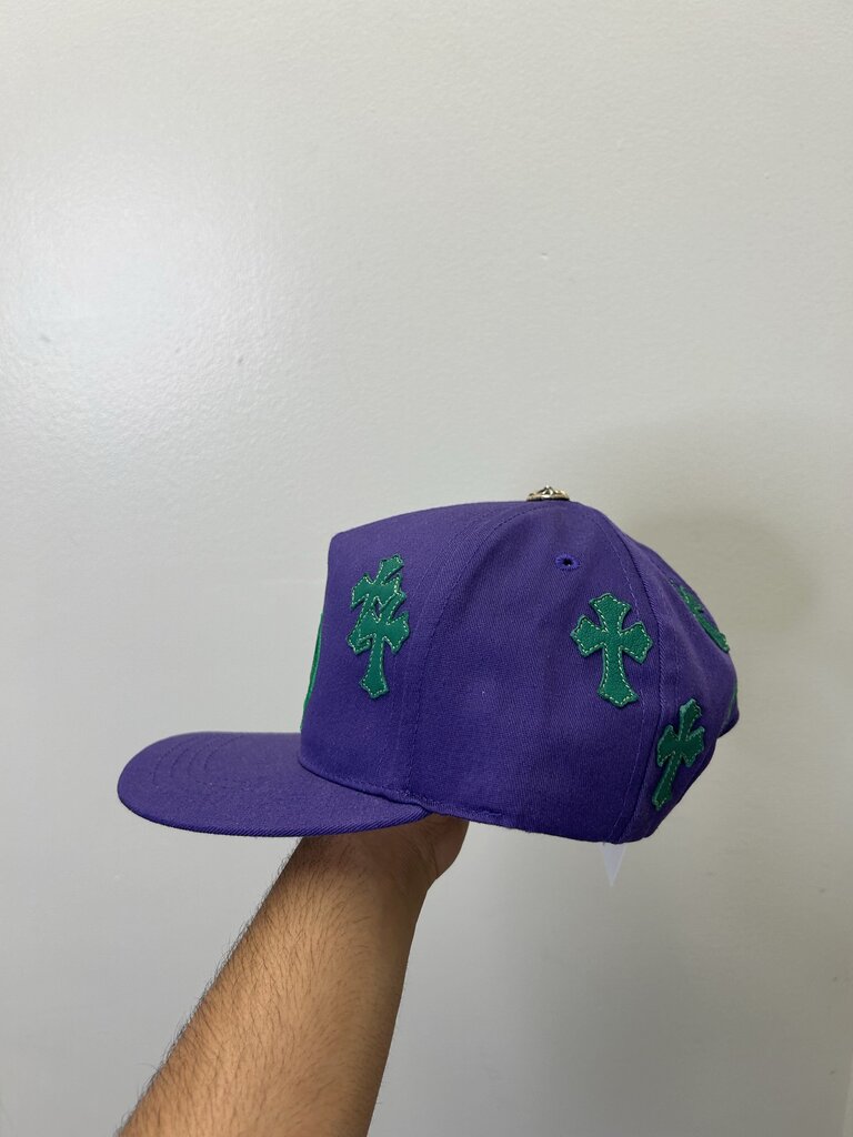 New Chrome Hearts Purple Green Patch CH Trucker