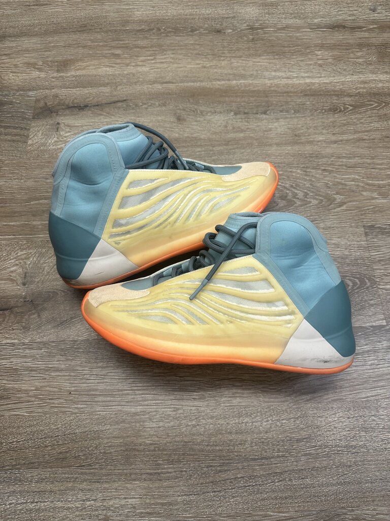 Preowned Yeezy Quantum Yellow Orange Size 12 (No Box)