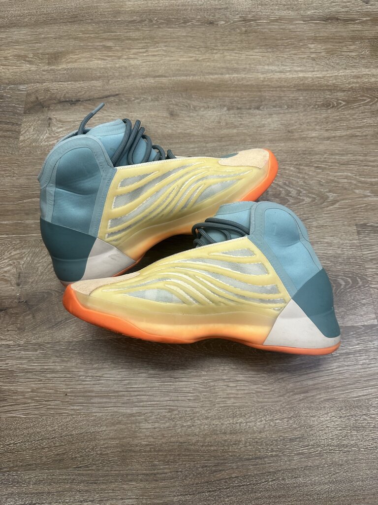 Preowned Yeezy Quantum Yellow Orange Size 12 (No Box)