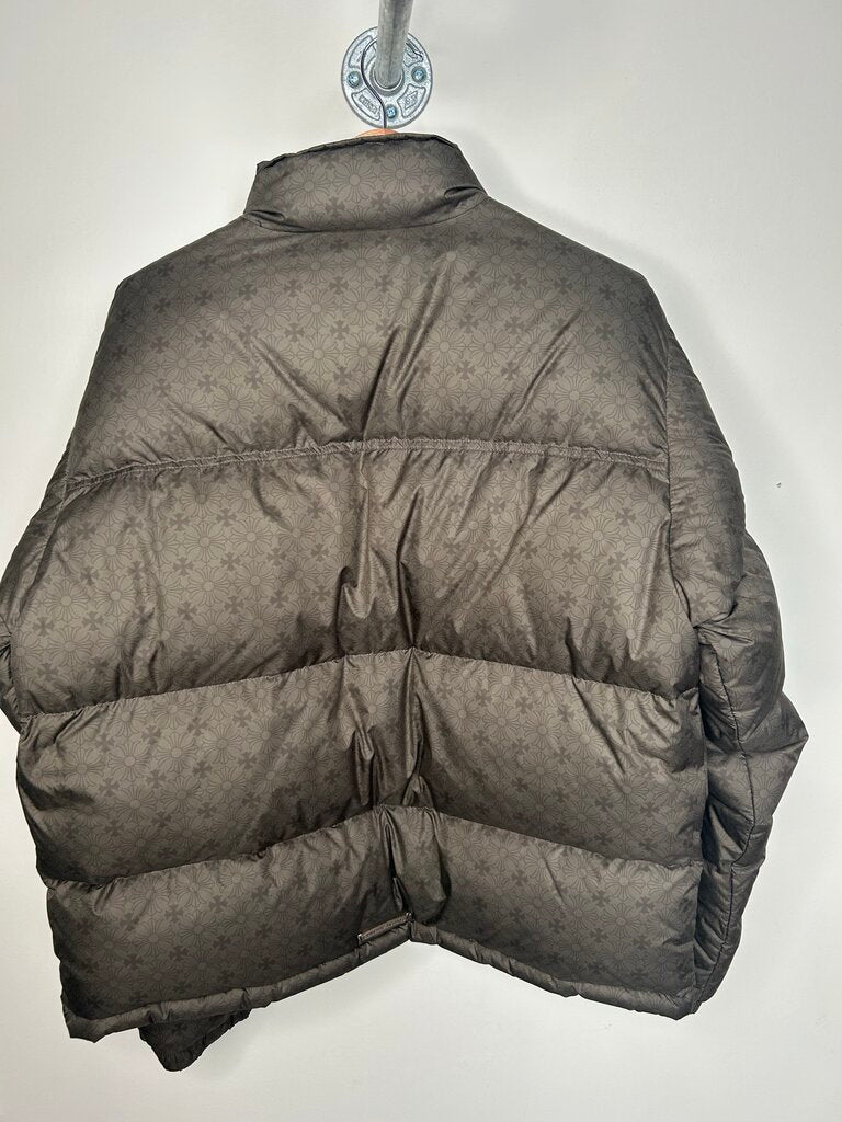 Preowned Chrome Hearts Olive Puffer Jacket Size M