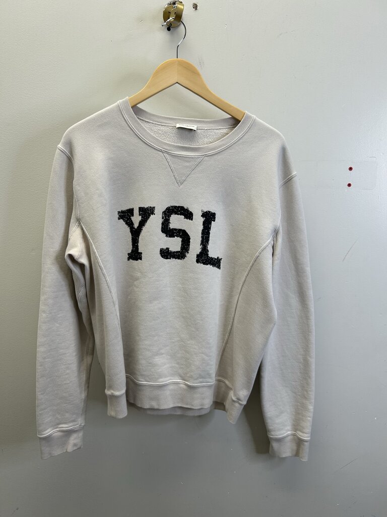 Preowned YSL Cream Crewneck Size Large