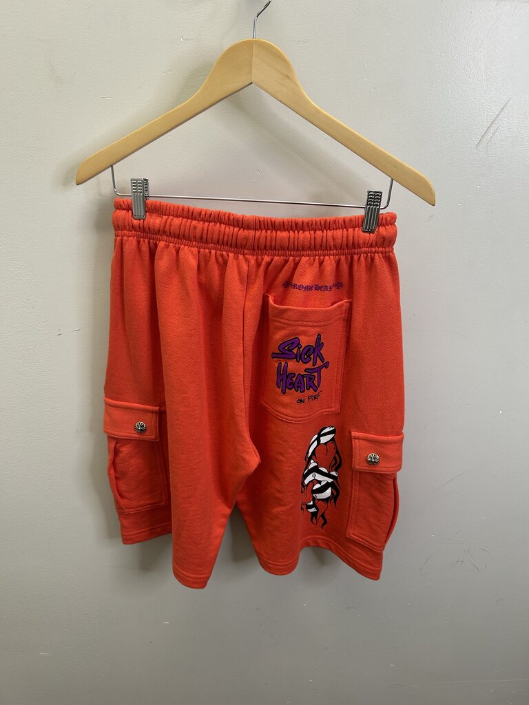 New Chrome Hearts Red Matty Boy Shorts Sz.Medium