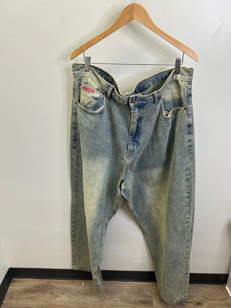 Preowned Gv Gallery Washed Baggy Denim SzXL