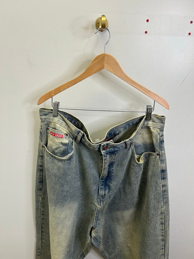 Preowned Gv Gallery Washed Baggy Denim SzXL