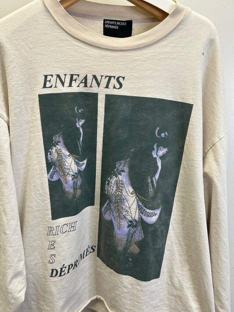 Preowned ERD Enfants Riches Deprimes Geisha Cream L/S size XL