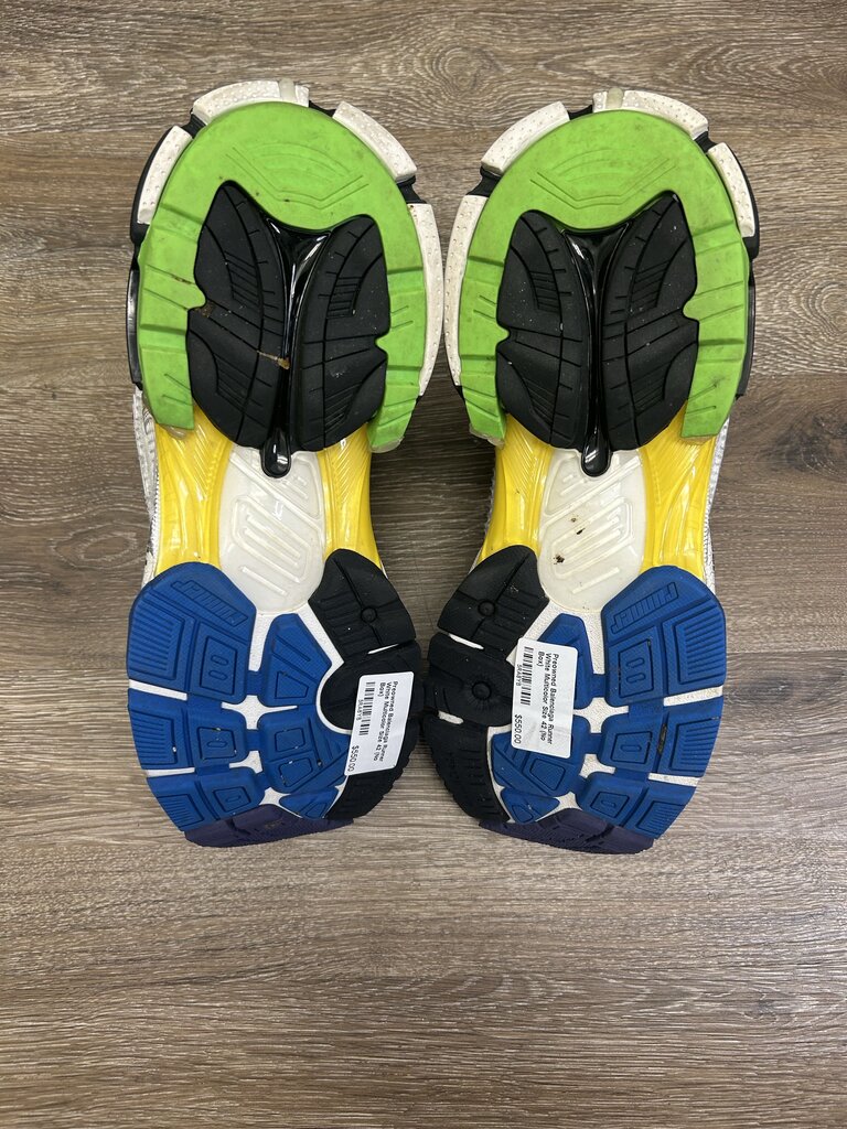 Preowned Balenciaga Runner White Multicolor Size 42 (No Box)