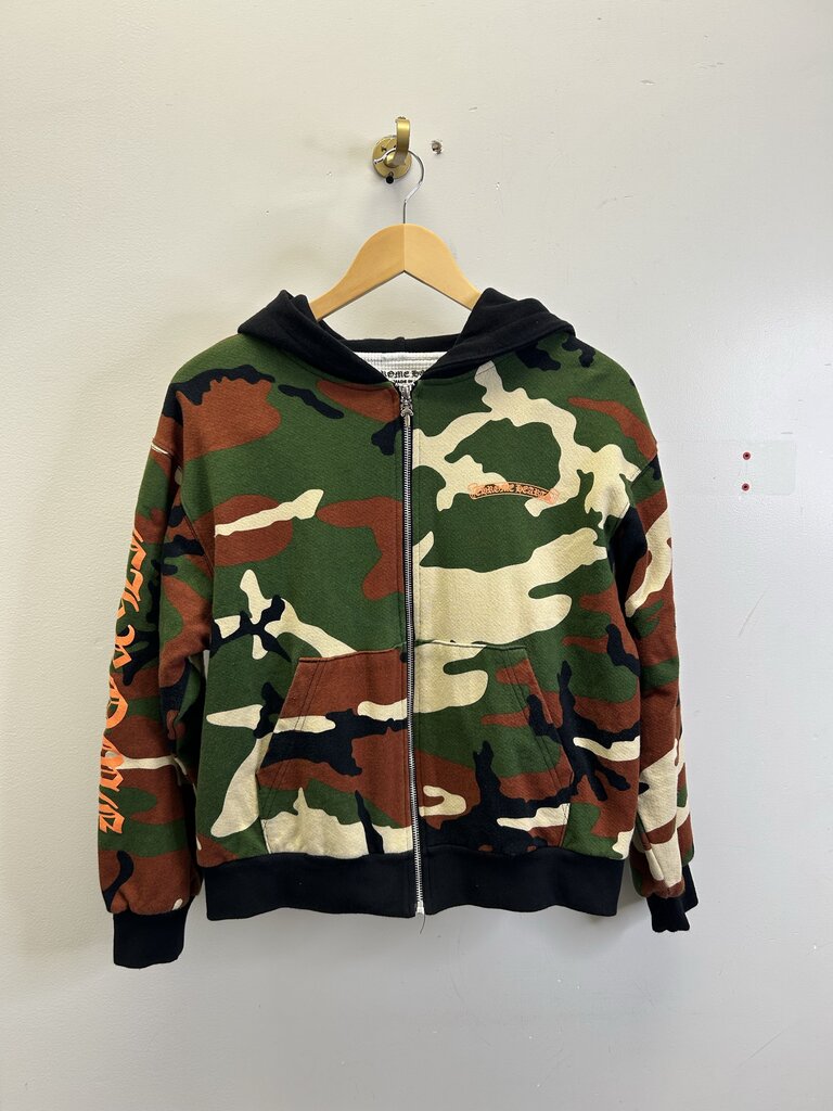 Preowned Chrome Hearts Matty Camo Zip Size Small