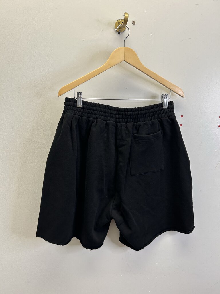 New Sp5der Black Black Sweatshorts size XL
