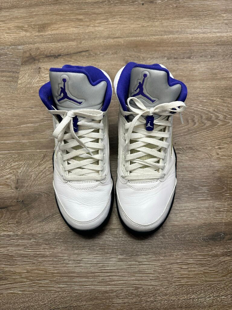 Preowned Jordan 5 White Concord Size 9