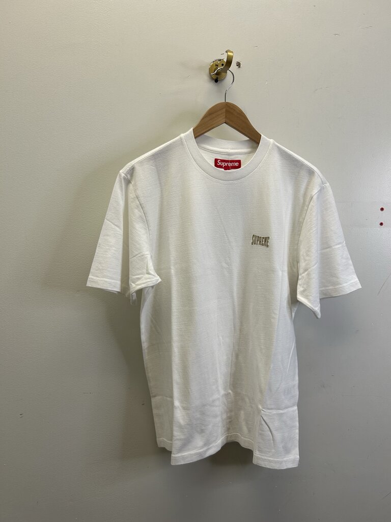 New Supreme Washed White Tee sz.M