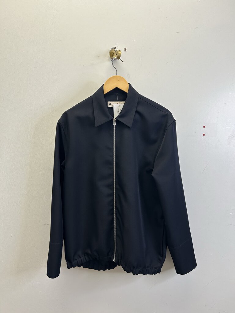 Preowned Marni Black Zip Jacket Size 46