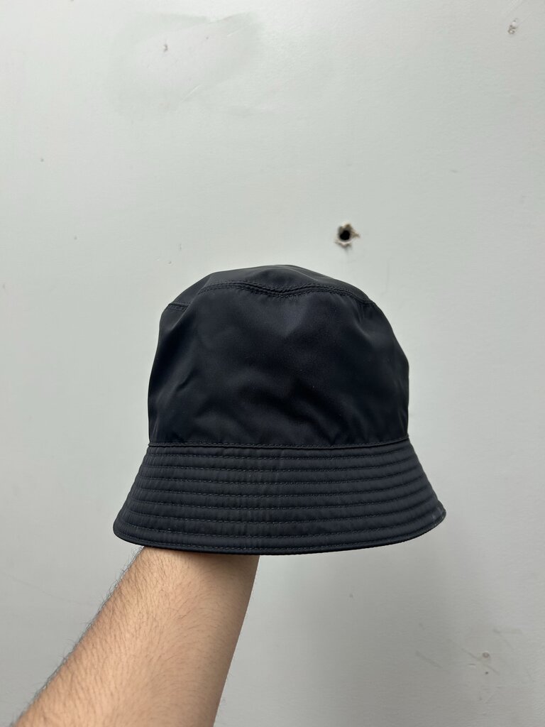 Preowned Prada Bucket Hat Black sz.M