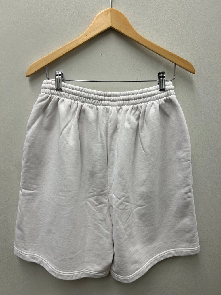New Balenciaga White Black logo Shorts Sz.XXS