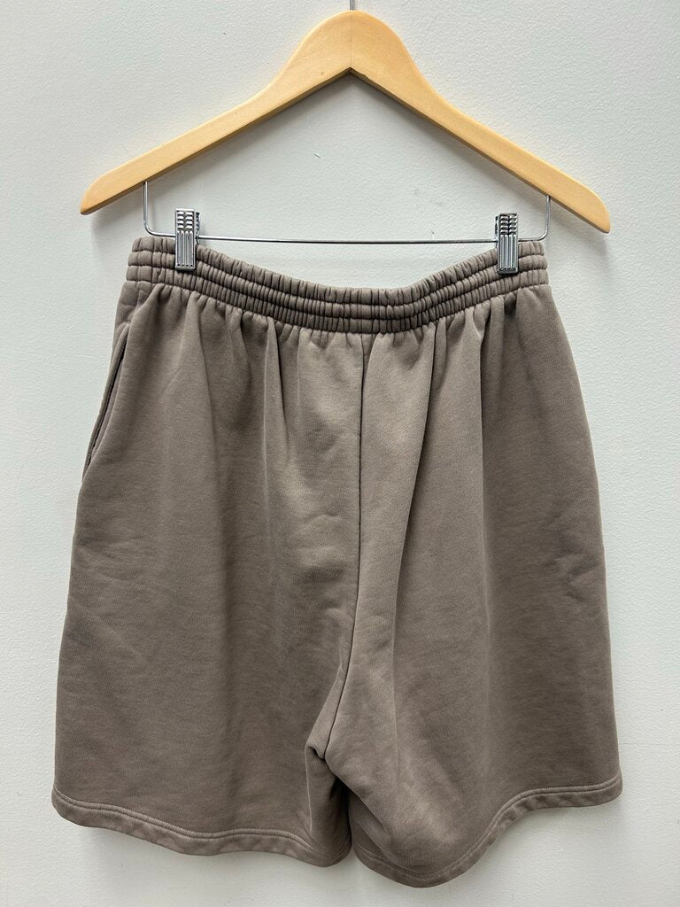 New Balenciaga Brown Black logo Shorts Sz.XXS