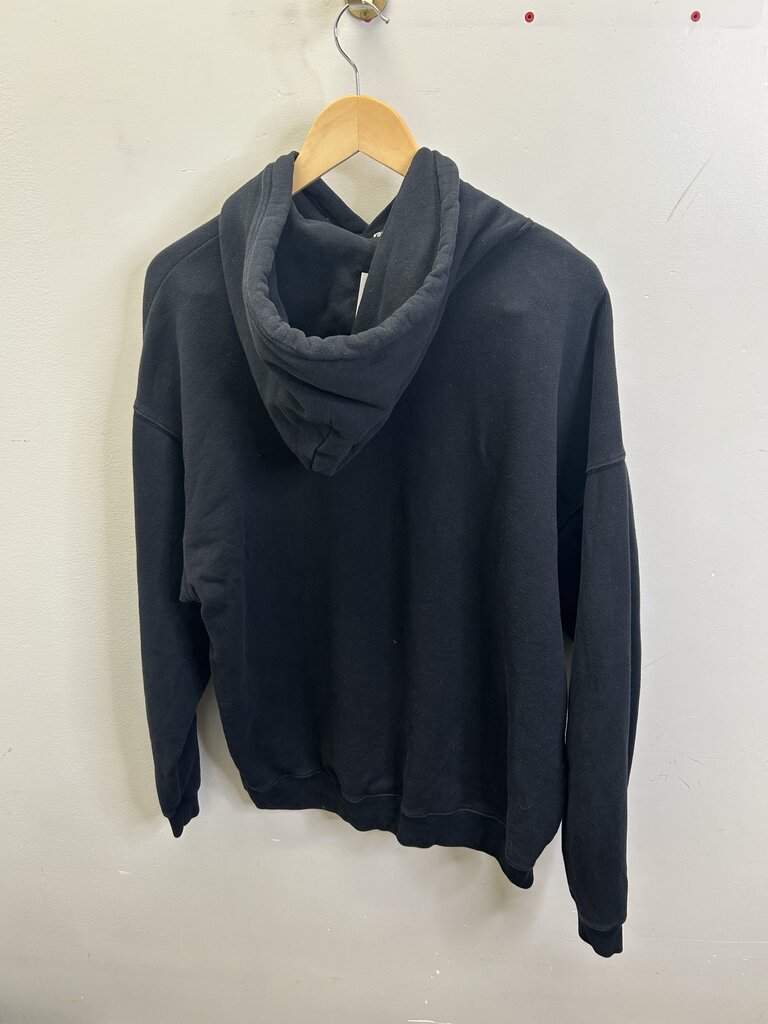 Preowned Balenciaga BB Logo Black Hoodie Sz.Medium