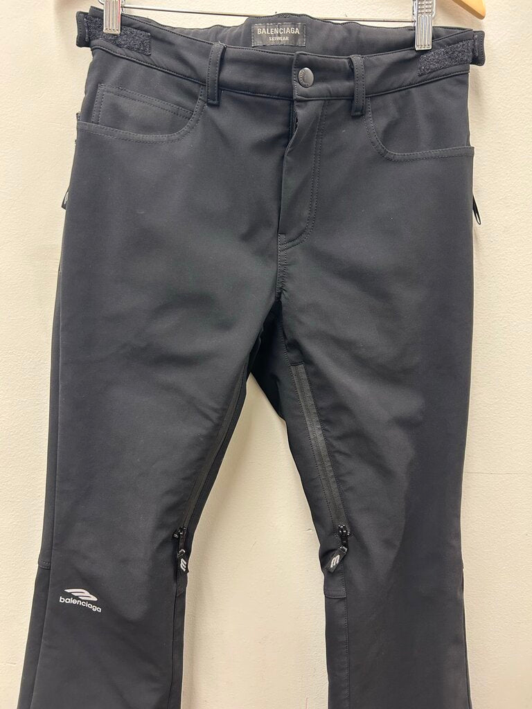 Preowned Balenciaga Black Ski Pants size 36(S/M)