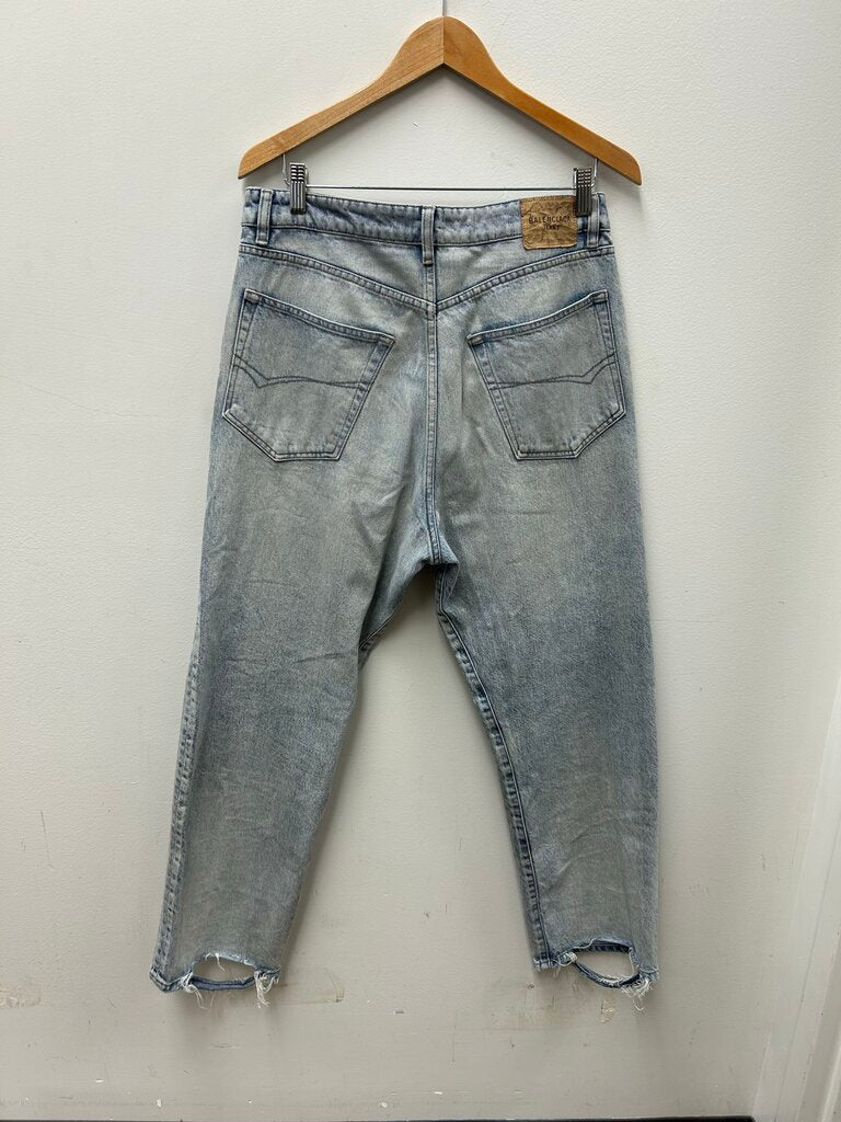Preowned Balenciaga Lightwash Denim Size 34
