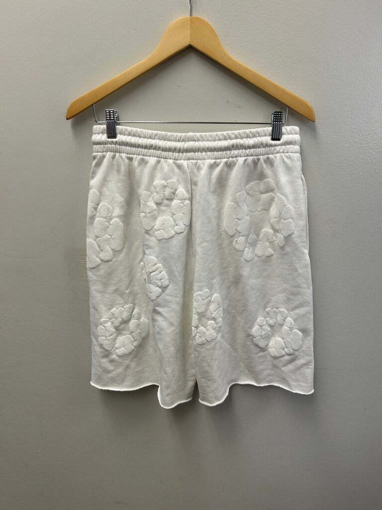 New Denim Tears White Wreath Shorts Size Small