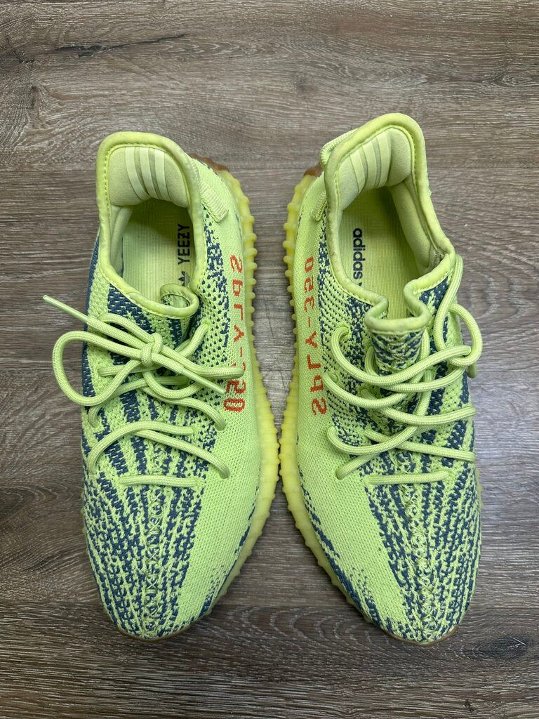 Preowned Yeezy 350 Frozen Yellow Size 10