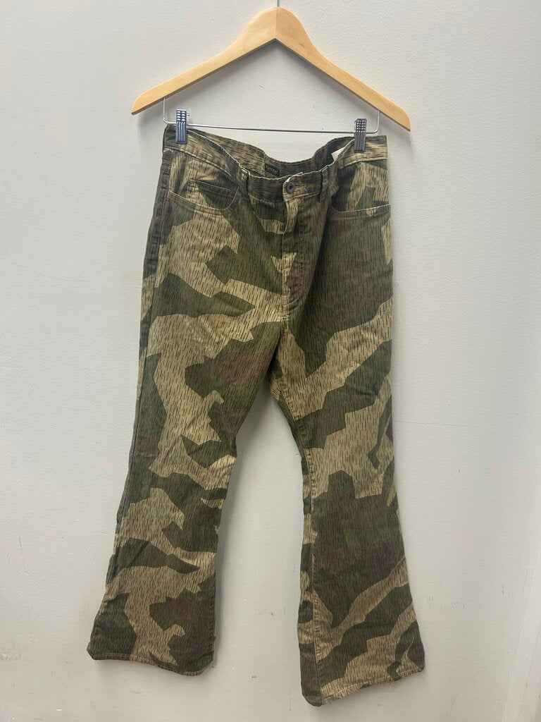 Preowned Kapital Camo Flare Pants Size 36