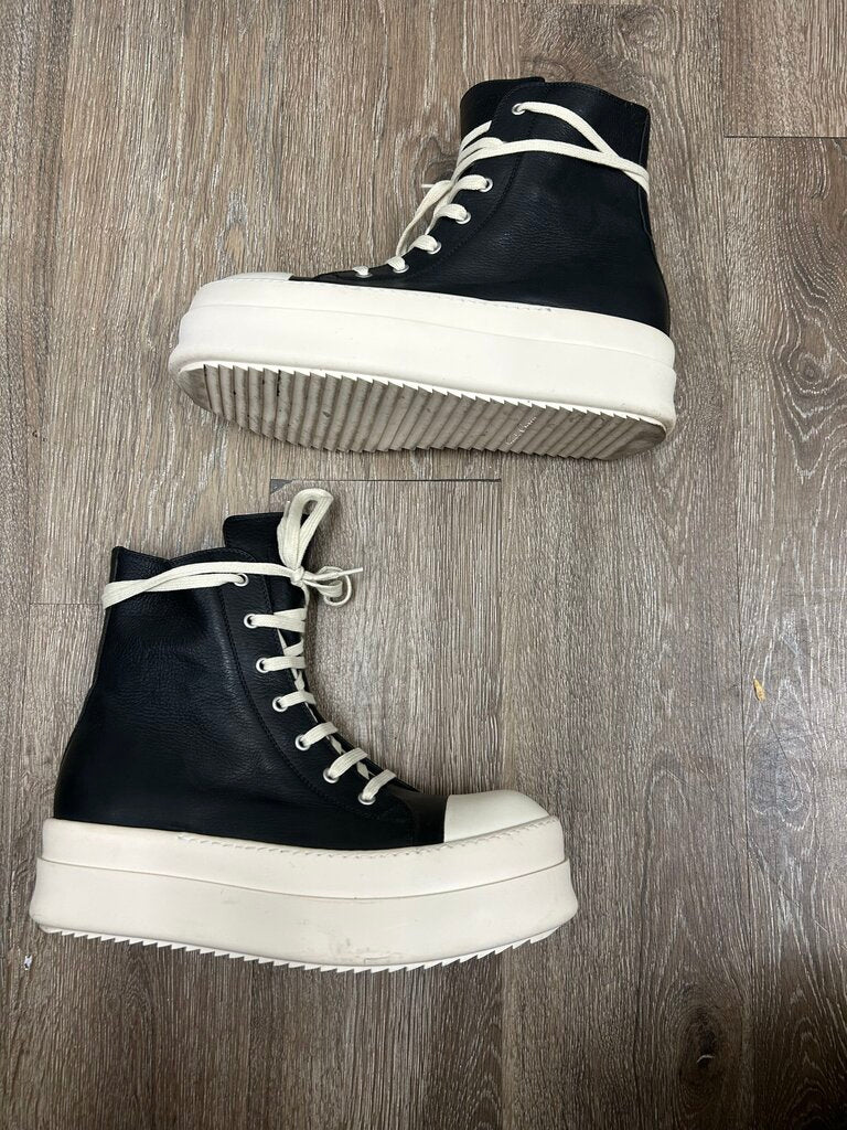 Preowned Rick Owens Double Bumper Black size 42.5