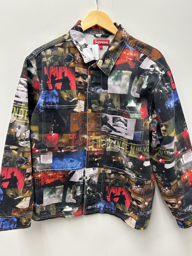 New Supreme Nas DMX Belly Denim Jacket sz.L