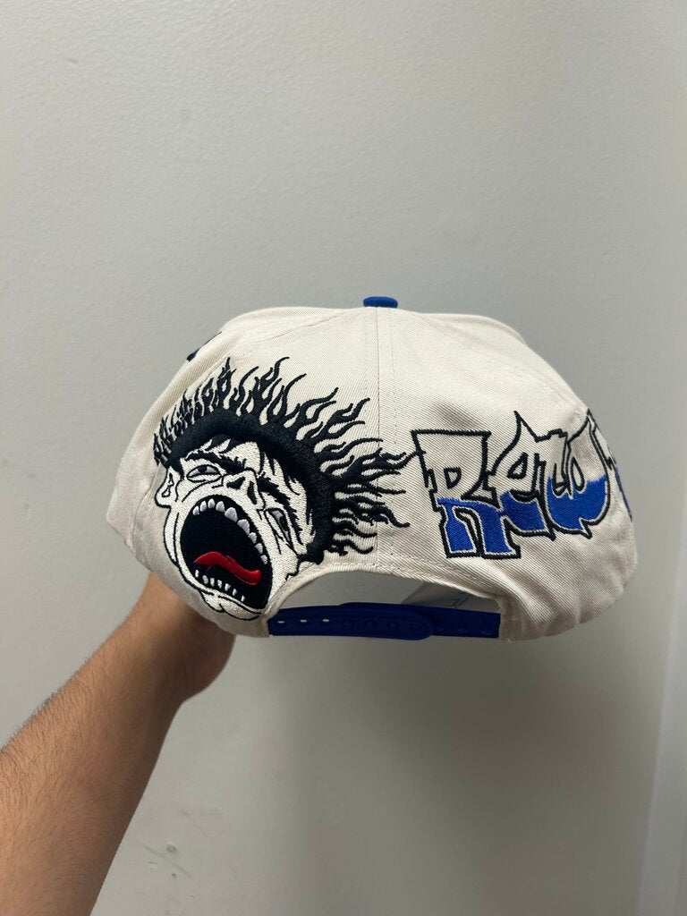 New Hellstar Cream Blue Snapback