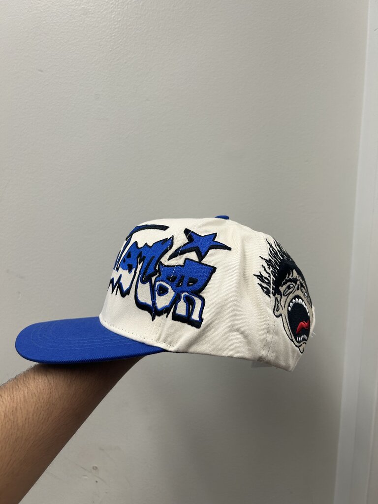 New Hellstar Cream Blue Snapback
