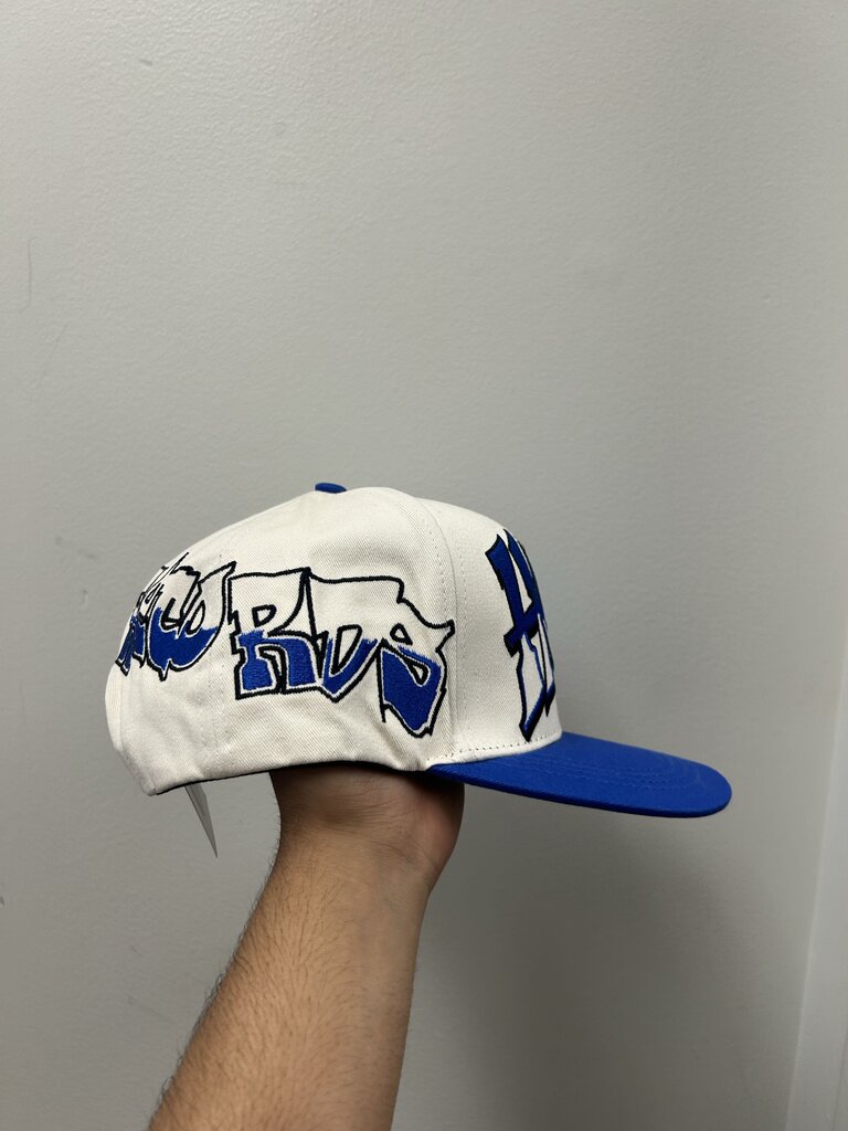New Hellstar Cream Blue Snapback