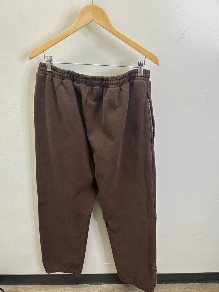 Preowned HMDD Atlanta Brown Zip Jogger size L