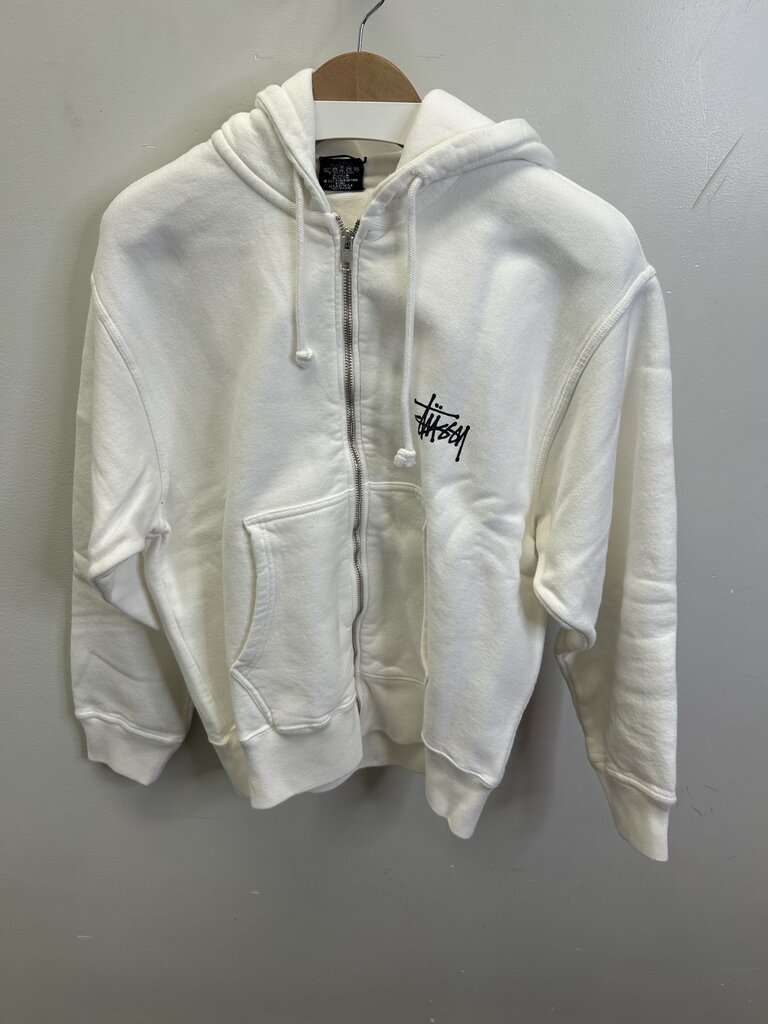 New Stussy Designs Cream Zip sz.S