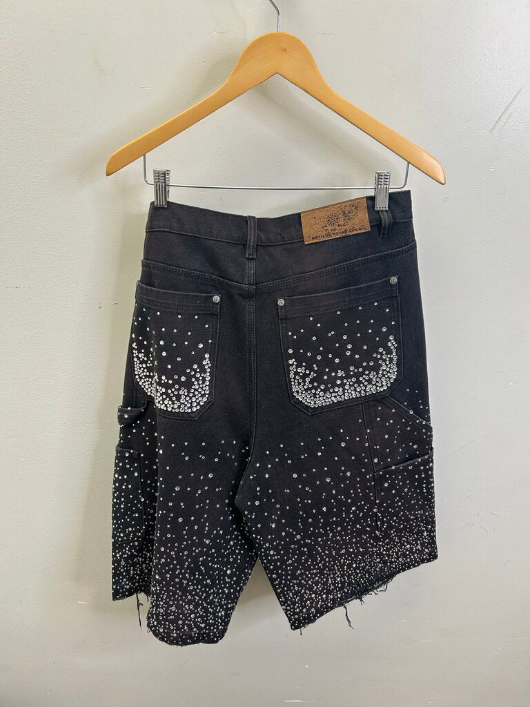 New Birth Of Royal Child Double Knee Black Shorts size M