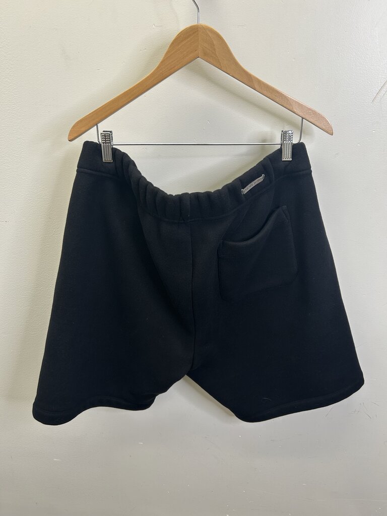 Preowned Chrome Heart Black 7/11 Sweat shorts size 2XL