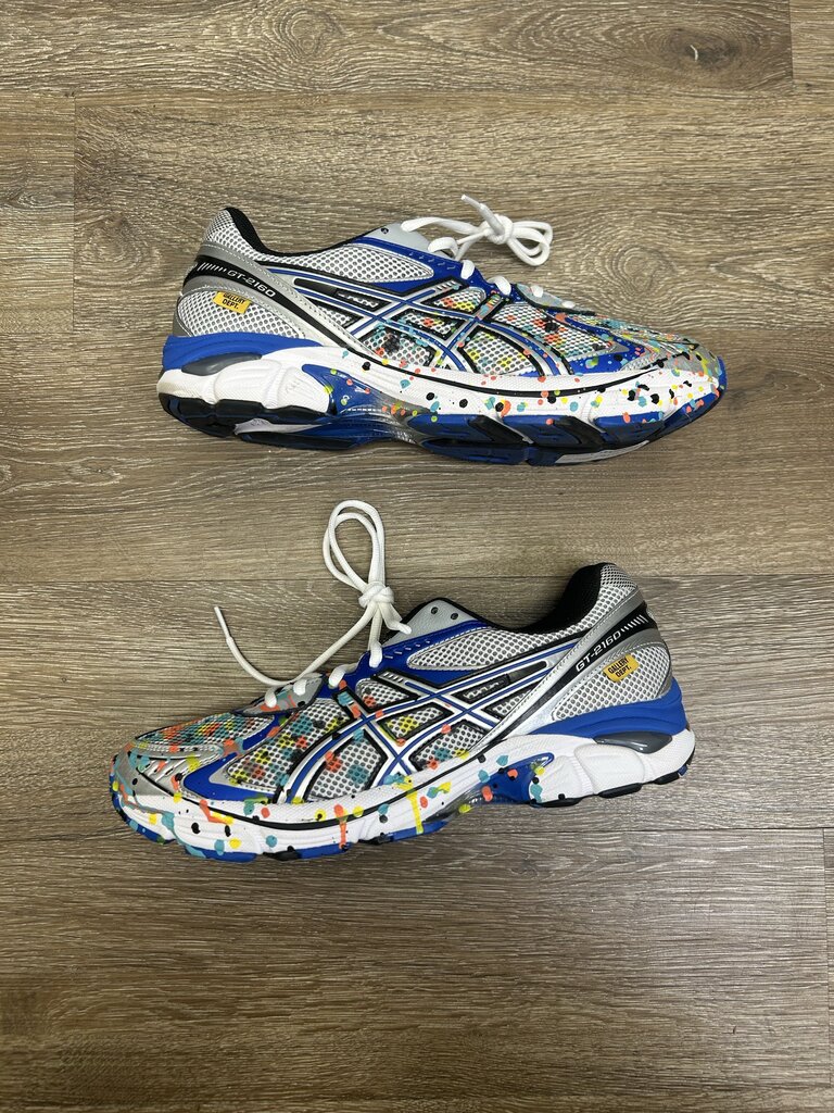 Preowned Asic GT 2160 Gallery Dept Paint Splatter size 11