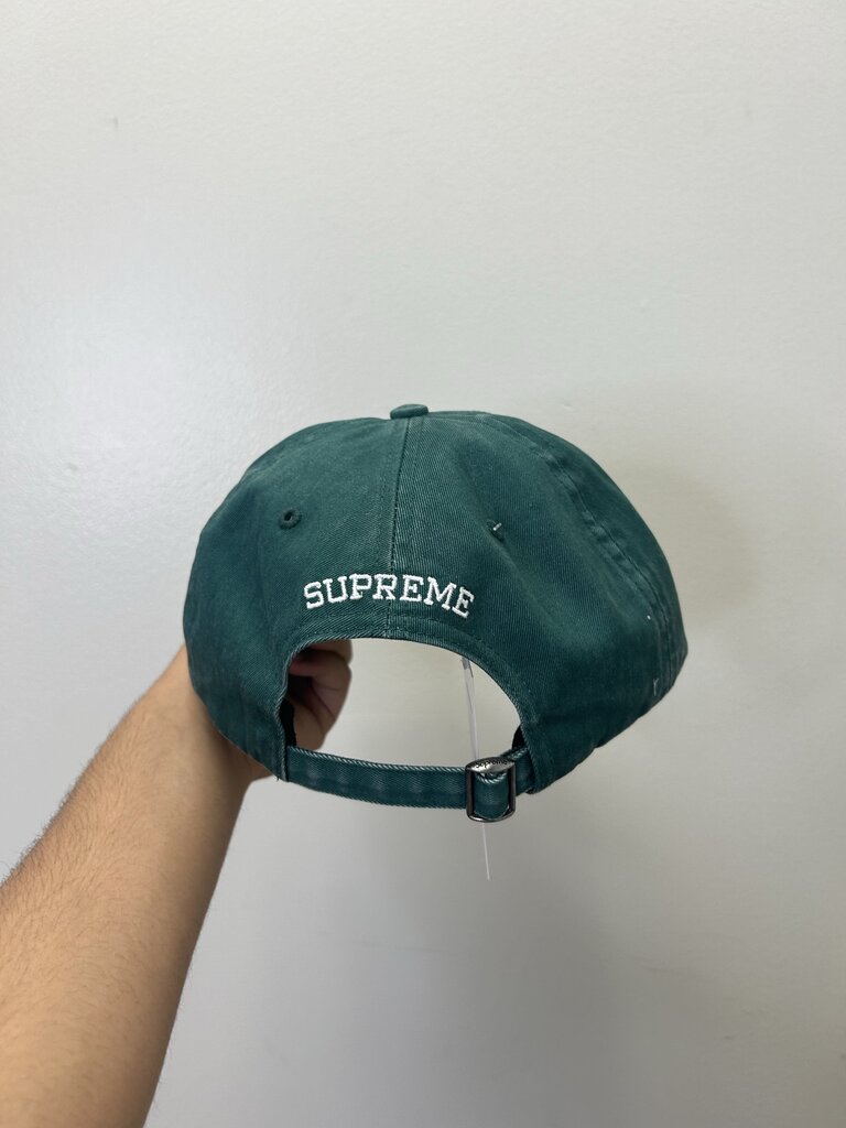 New Supreme S Logo Green Dad Hat