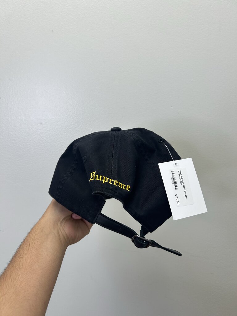 New Supreme Gold Dragon NY Black Hat
