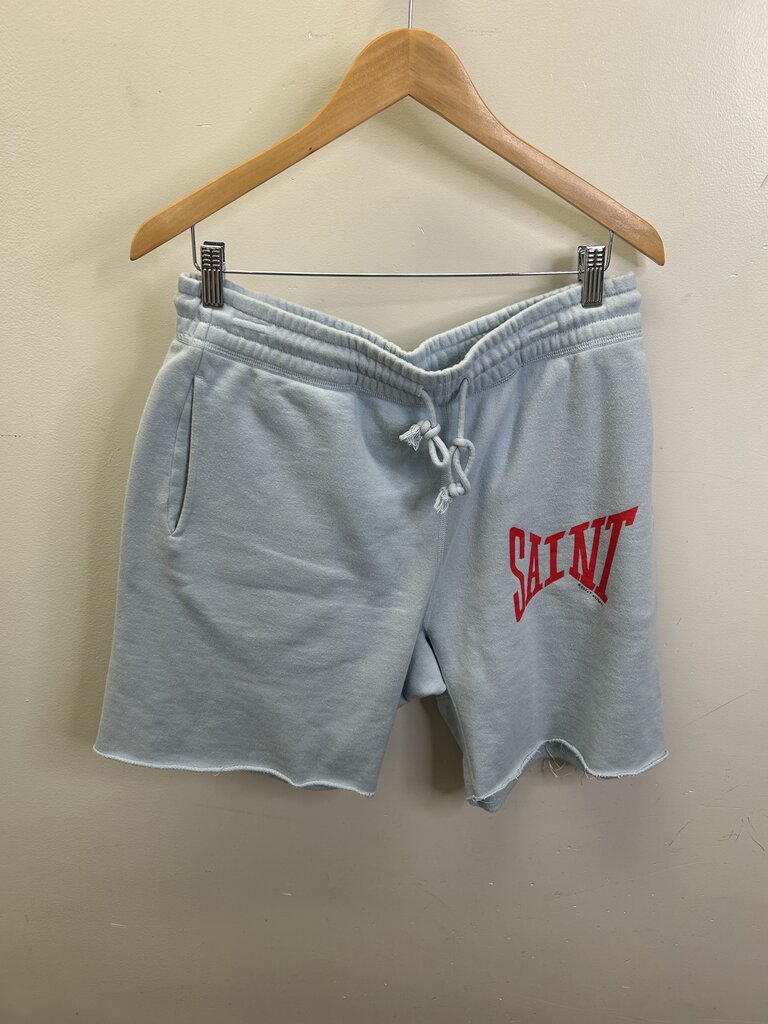 Preowned Saint Michael Blue Shorts Sz S