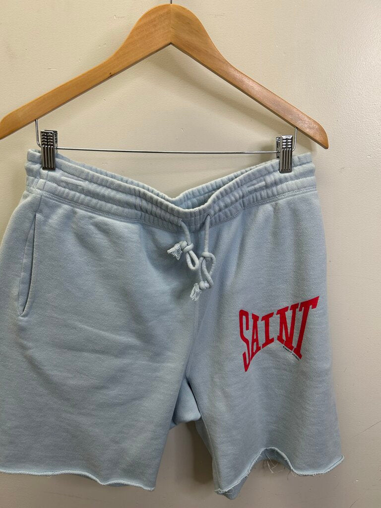 Preowned Saint Michael Blue Shorts Sz S