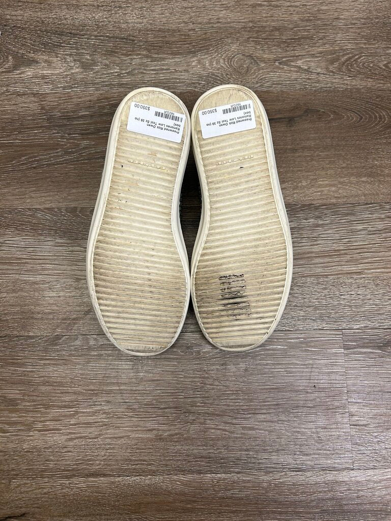Preowned Rick Owen Ramones Low Teal Sz 39 (no box)