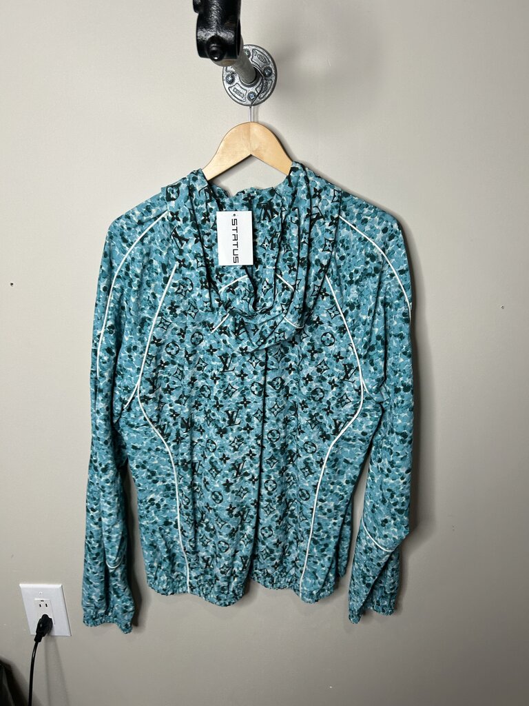New Louis Vuitton Monogram Aqua Windbreaker sz.50