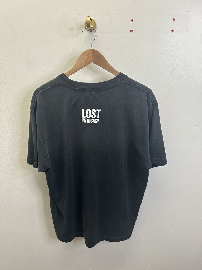New Lost Rhinestone Grey Tee size L