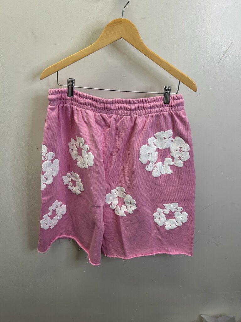 New Denim Tears Wreath Pink Sweatshort size XL