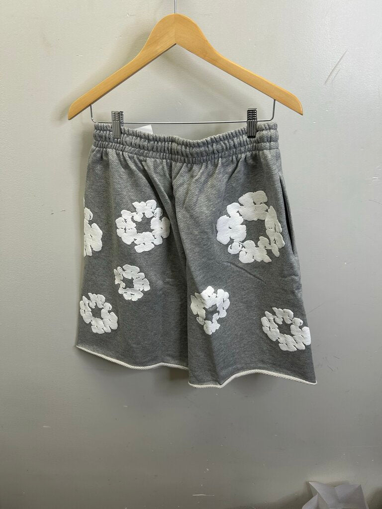 New Denim Tears Wreath Grey Sweatshort size XL