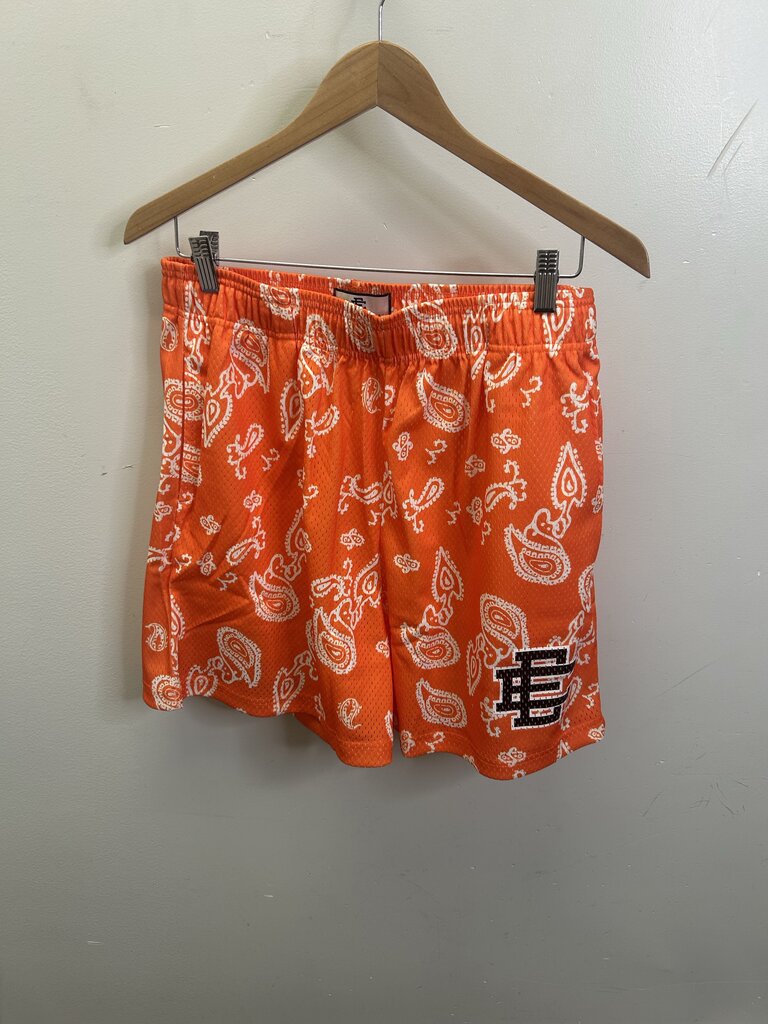 New EE Orange Paisley Shorts size S