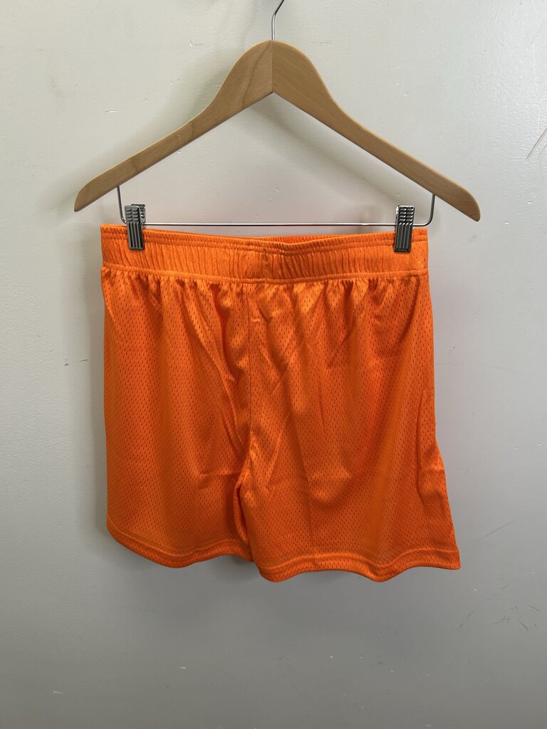 New EE Orange Olive Bolt Shorts size M