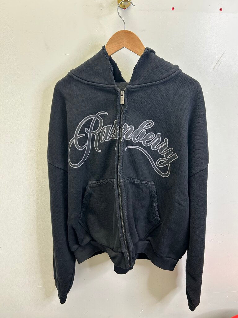 New Gv Gallery Black Raspberry Zip Up Hoodie Sz.XL