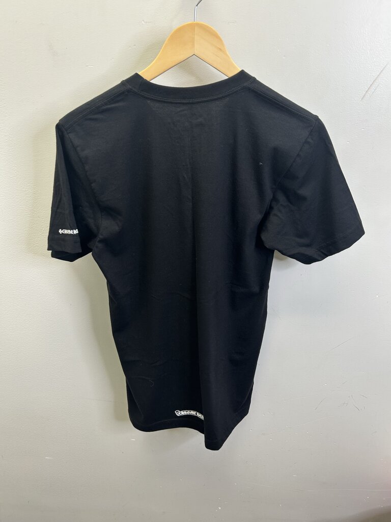 New Chrome Heart Black Collar Logo Black Tee size S