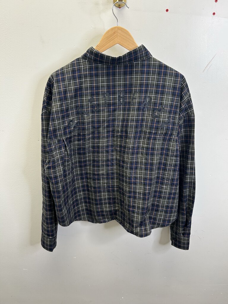Preowned GV Gallery Flannel Dark Green Orange sz. S
