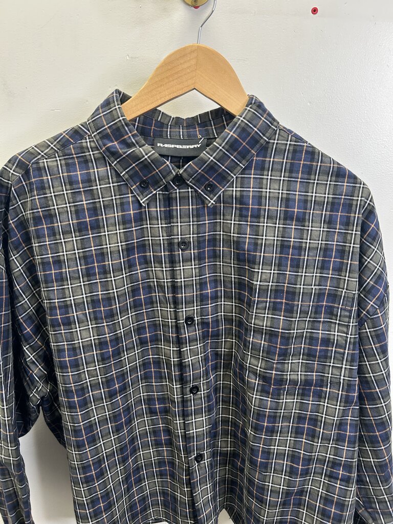 Preowned GV Gallery Flannel Dark Green Orange sz. S