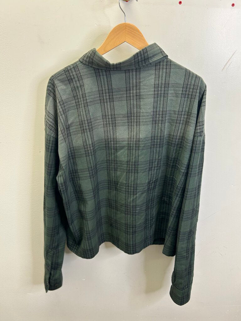 Preowned GV Gallery Flannel Green Black sz.M